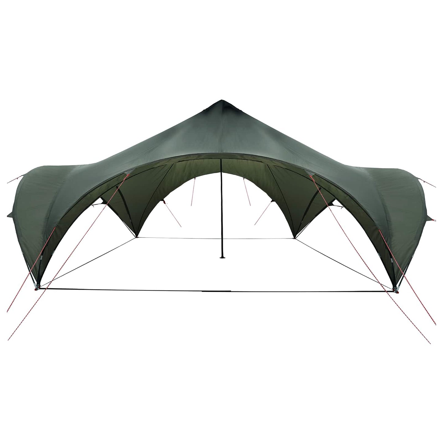 Party Tent Army green 600 x 600 x 400 cm Polyester and Steel