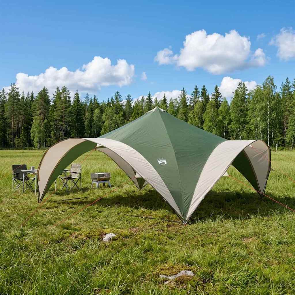 Party Tent Green 400 x 400 x 320 cm Polyester and Steel