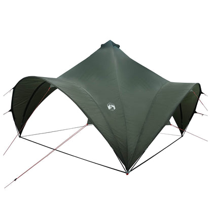 Party Tent Army green 400 x 400 x 320 cm Polyester and Steel