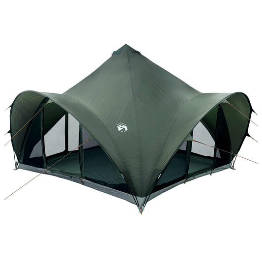 Tipi Tent with Roof Army green 6-Person Polyester and Steel