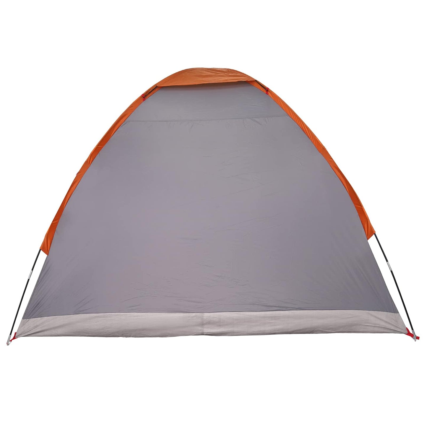 Camping Tent with Roof Grey and Orange 190 x 140 x 105 cm