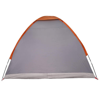 Camping Tent with Roof Grey and Orange 190 x 140 x 105 cm