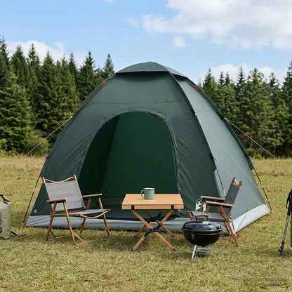 Camping Tent with Roof Army Green 190 x 140 x 105 cm