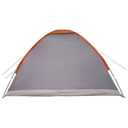 Camping Tent with Roof Grey and Orange 275 x 215 x 125 cm
