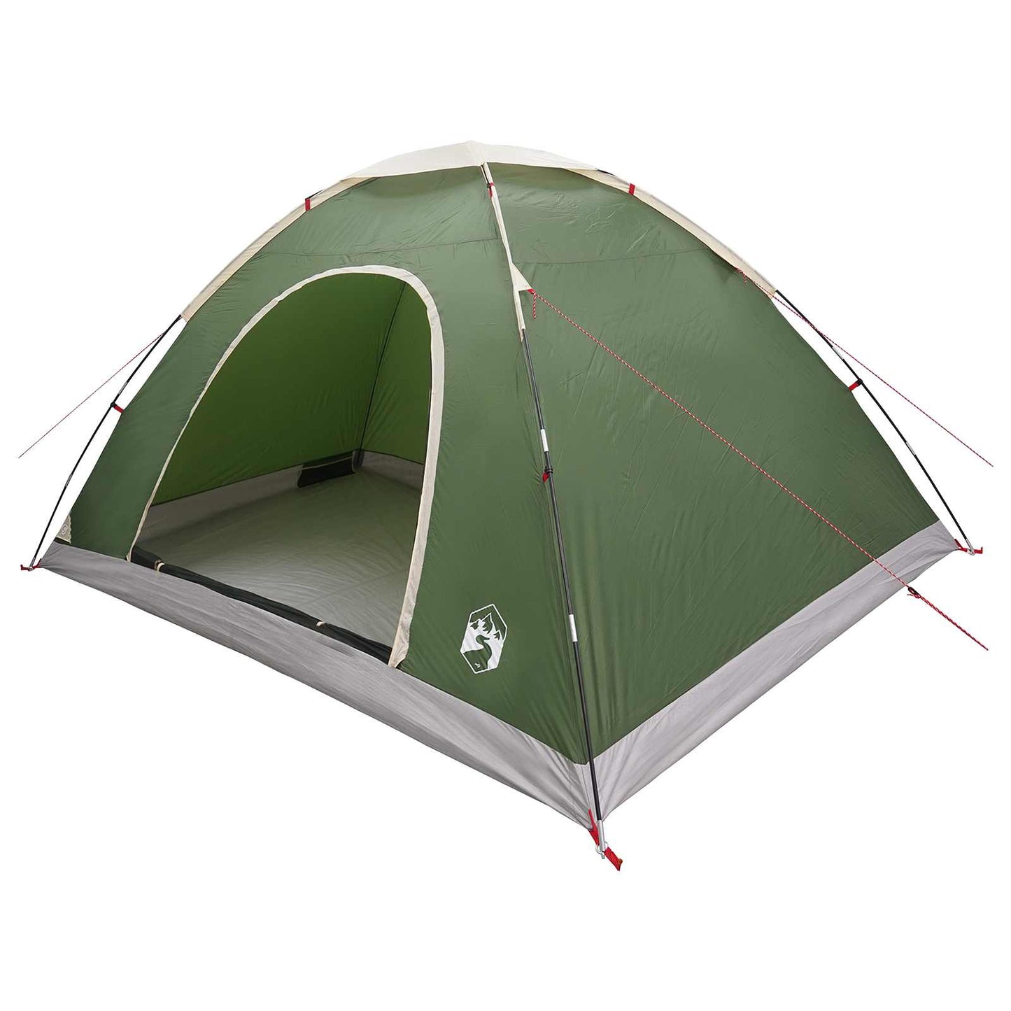 Camping Tent with Roof with Air Vent Green 335 x 275 x 180 cm