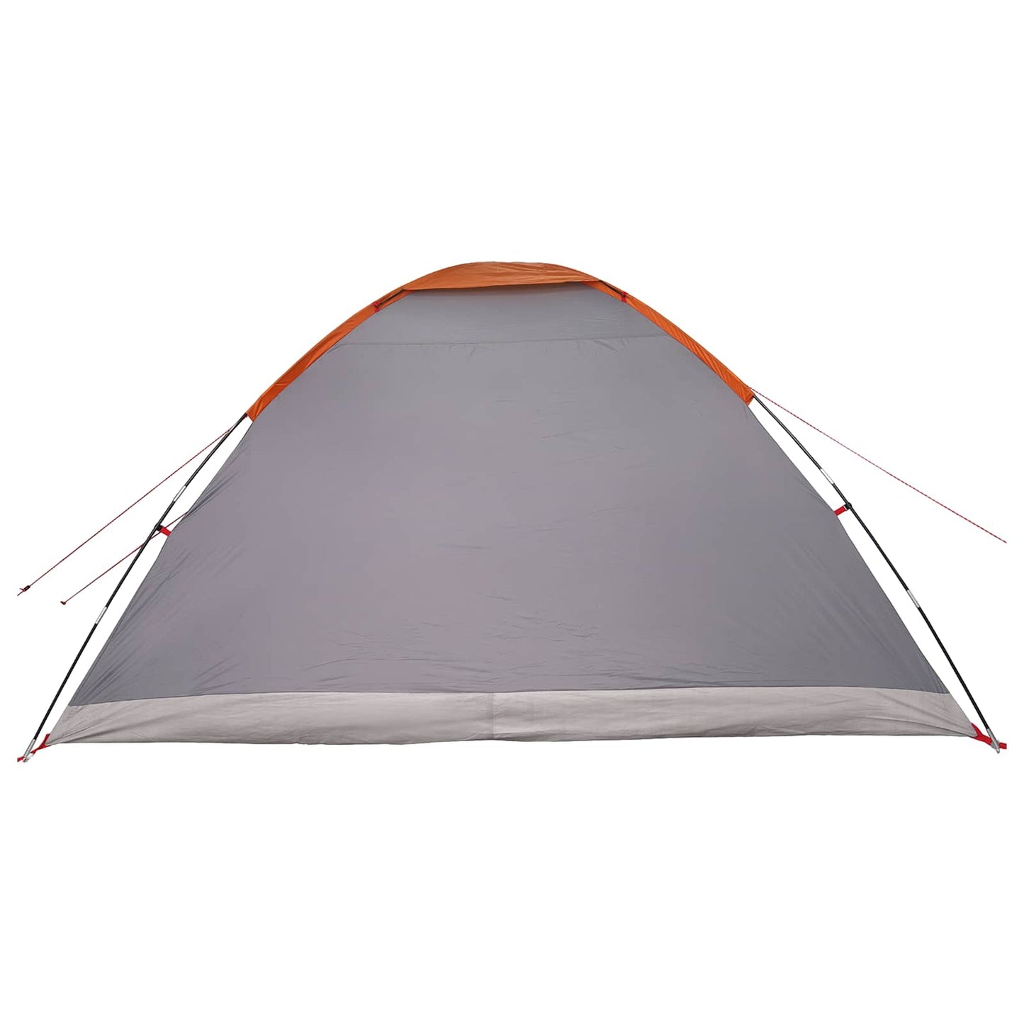 Camping Tent with Roof Grey and Orange 335 x 275 x 180 cm