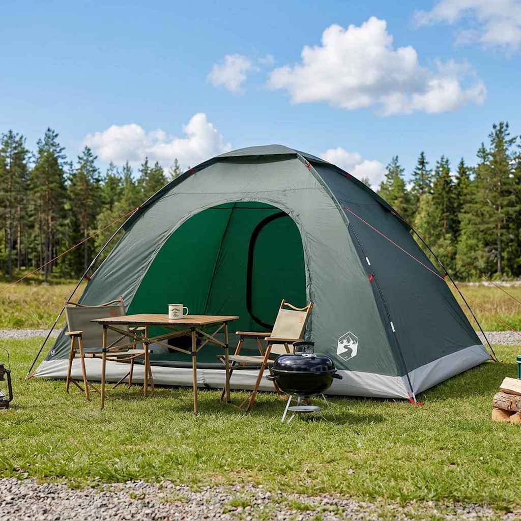 Camping Tent with Roof Army Green 335 x 275 x 180 cm