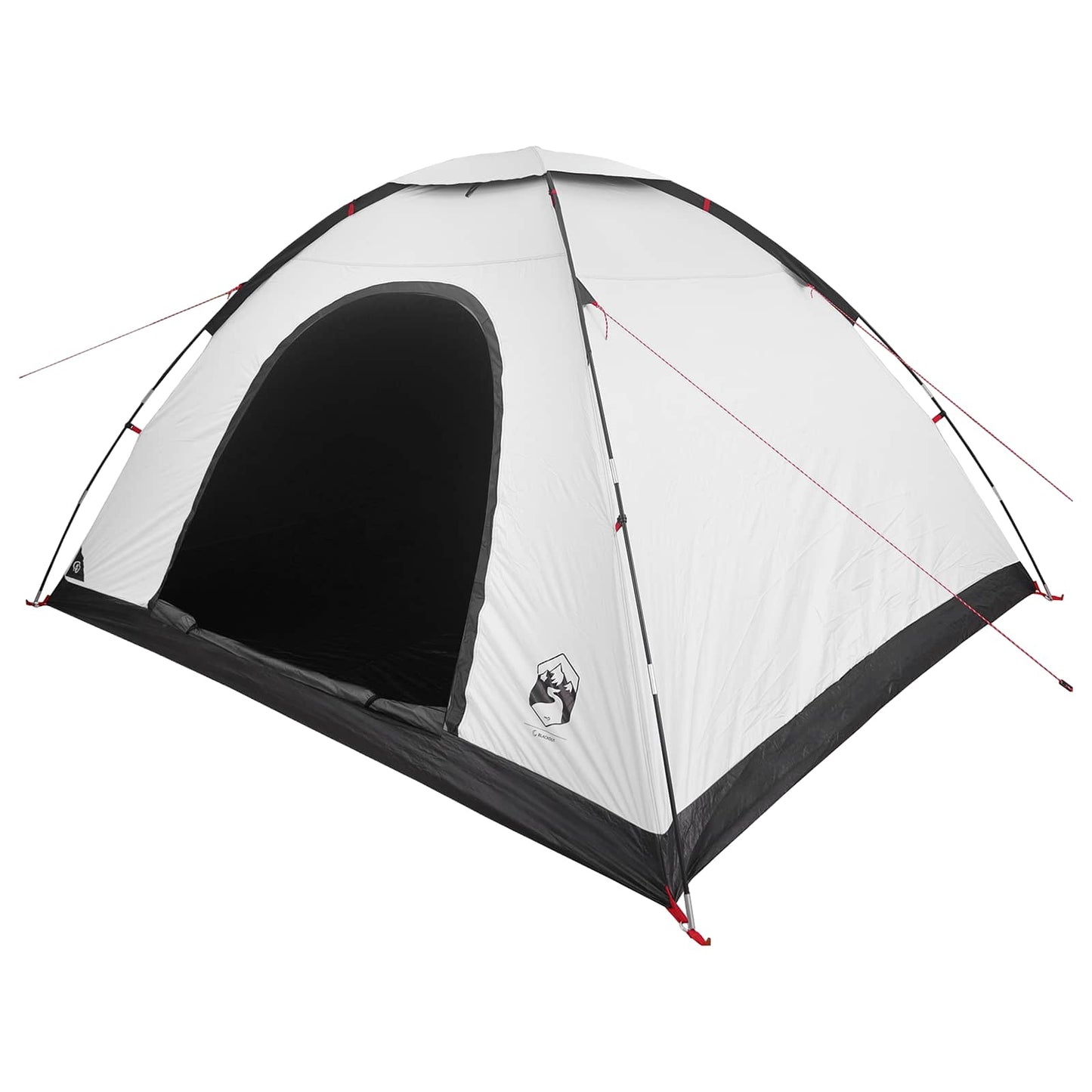 Camping Tent with Roof White Blackout 335 x 275 x 180 cm