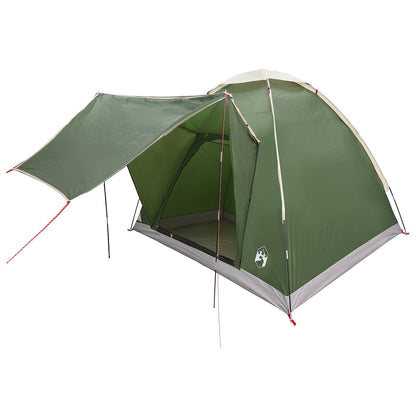 Camping Tent with Roof Green 2-Person Polyester and Steel