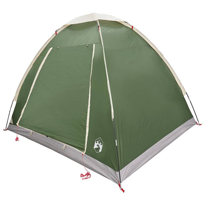 Camping Tent with Roof Green 2-Person Polyester and Steel