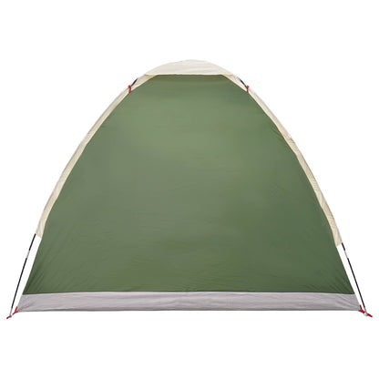 Camping Tent with Roof Green 2-Person Polyester and Steel