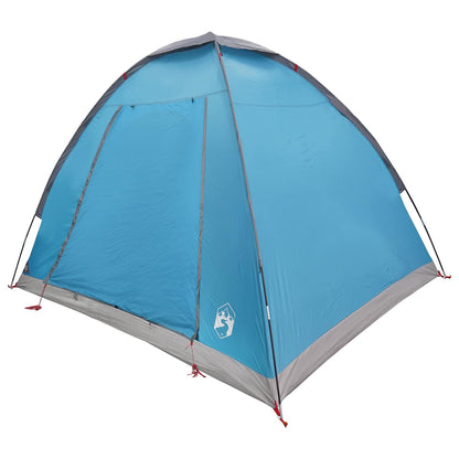 Camping Tent with Roof Blue 2-Person Polyester and Steel