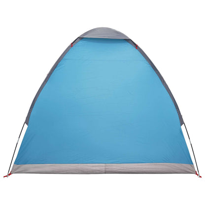 Camping Tent with Roof Blue 2-Person Polyester and Steel