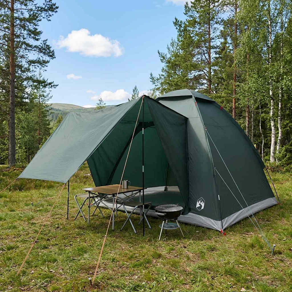 Camping Tent Army Green 190 x 140 x 105 cm Polyester and Steel