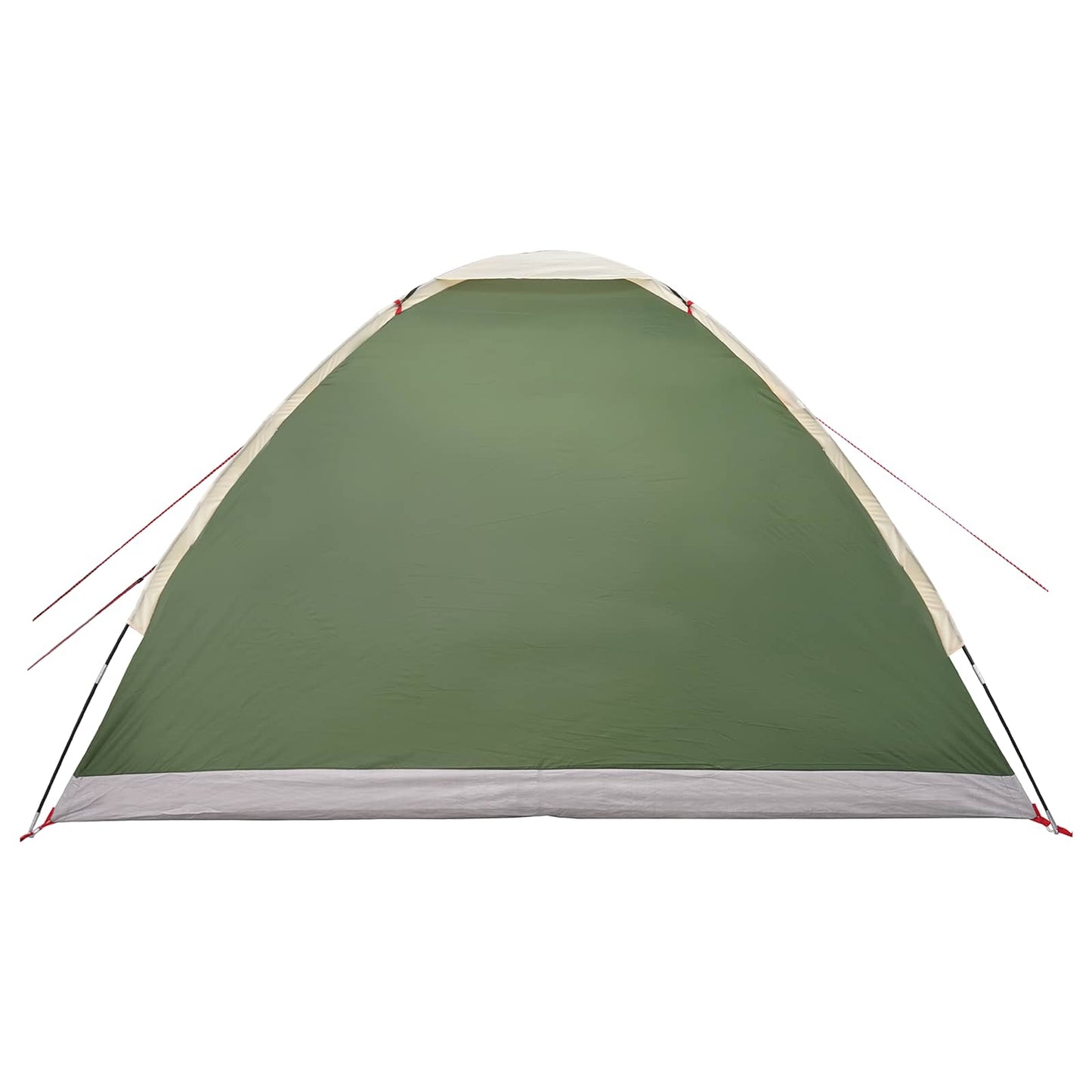 Camping Tent with Roof Green 4-Person Polyester and Steel