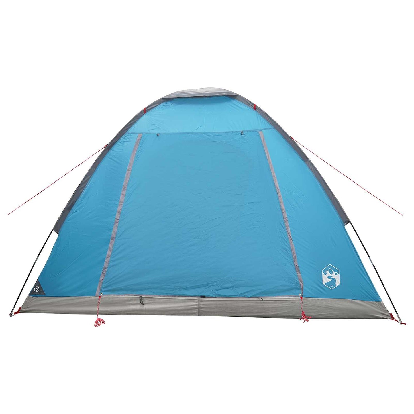 Camping Tent with Roof Blue 4-Person Polyester and Steel