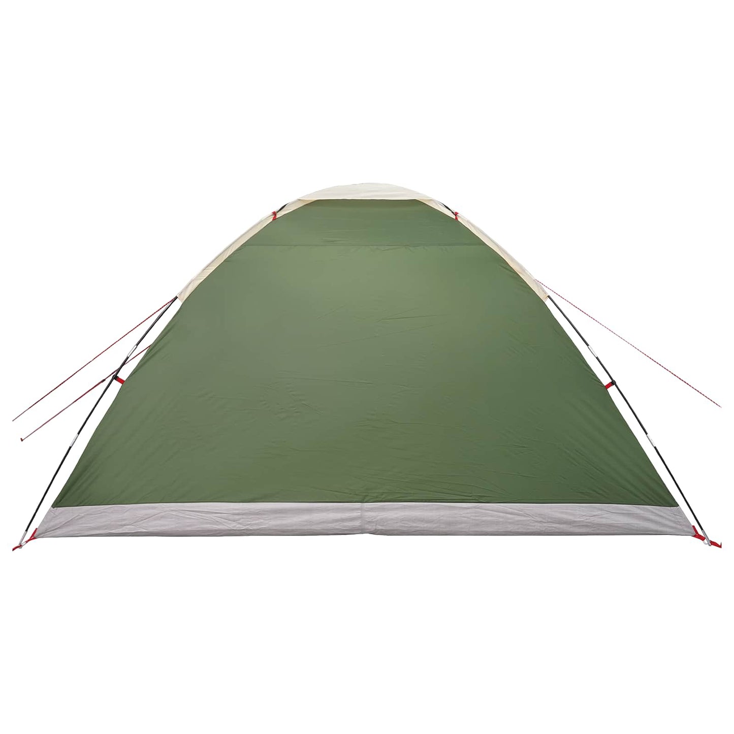 Camping Tent with Roof Green 6-Person Polyester and Steel