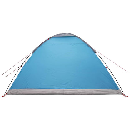 Camping Tent with Roof Blue 6-Person Polyester and Steel