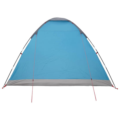 Camping Tent with Roof Blue 6-Person Polyester and Steel