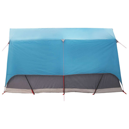 Tunnel Tent with Roof Blue 10-Person Polyester and Steel