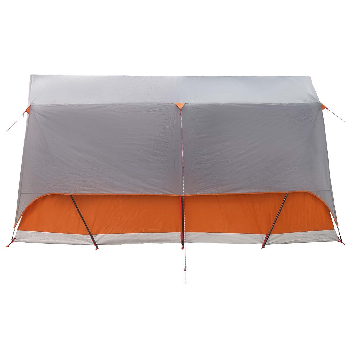 Tunnel Tent Grey and Orange 10-Person Polyester and Steel