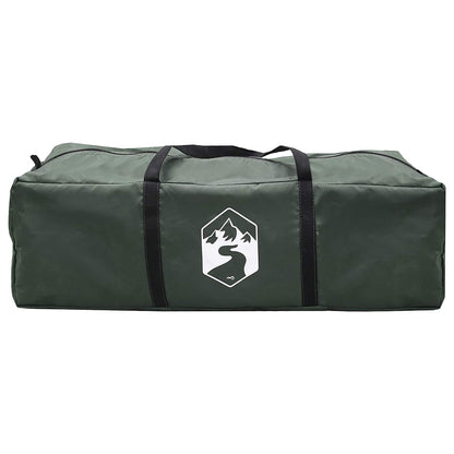 Tunnel Tent with Roof Army green 10-Person Polyester and Steel