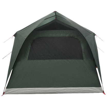 Tunnel Tent with Roof Army green 10-Person Polyester and Steel