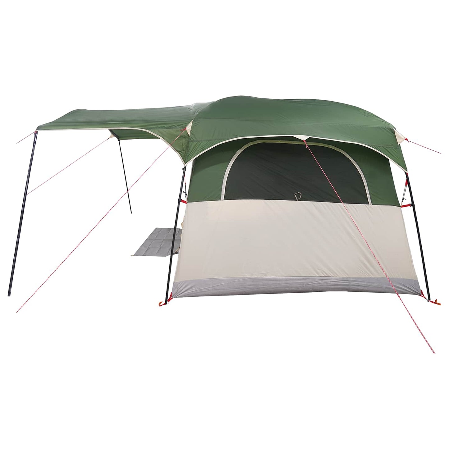 Tunnel Tent Green 366 x 244 x 198 cm Polyester and Steel