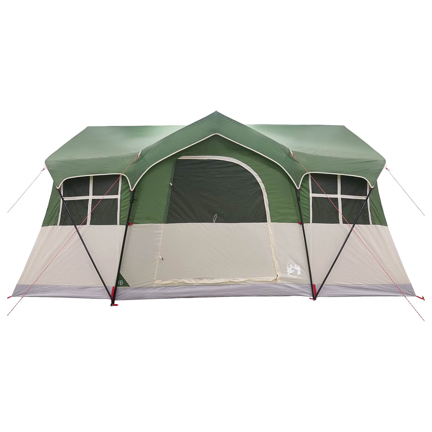 Family Tent Green 487 x 340 x 216 cm Polyester and Steel