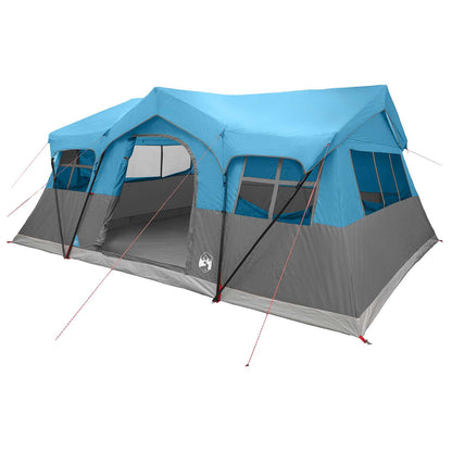 Family Tent Blue 487 x 340 x 216 cm Polyester and Steel
