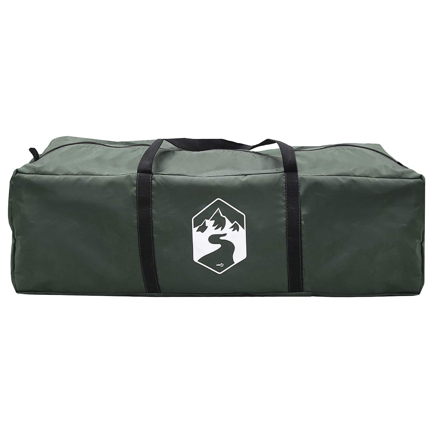 Family Tent Army Green 487 x 340 x 216 cm Polyester and Steel