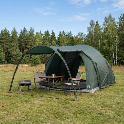 Tunnel Tent Army Green 370 x 275 x 210 cm Polyester and Steel