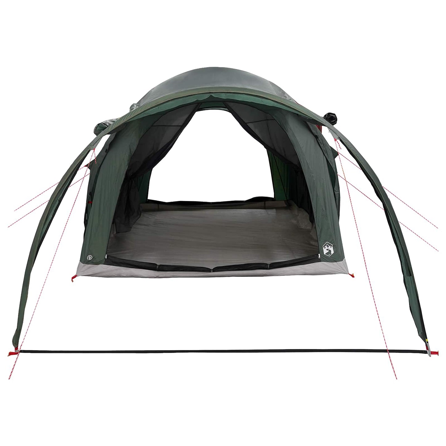 Tunnel Tent Army Green 370 x 275 x 210 cm Polyester and Steel