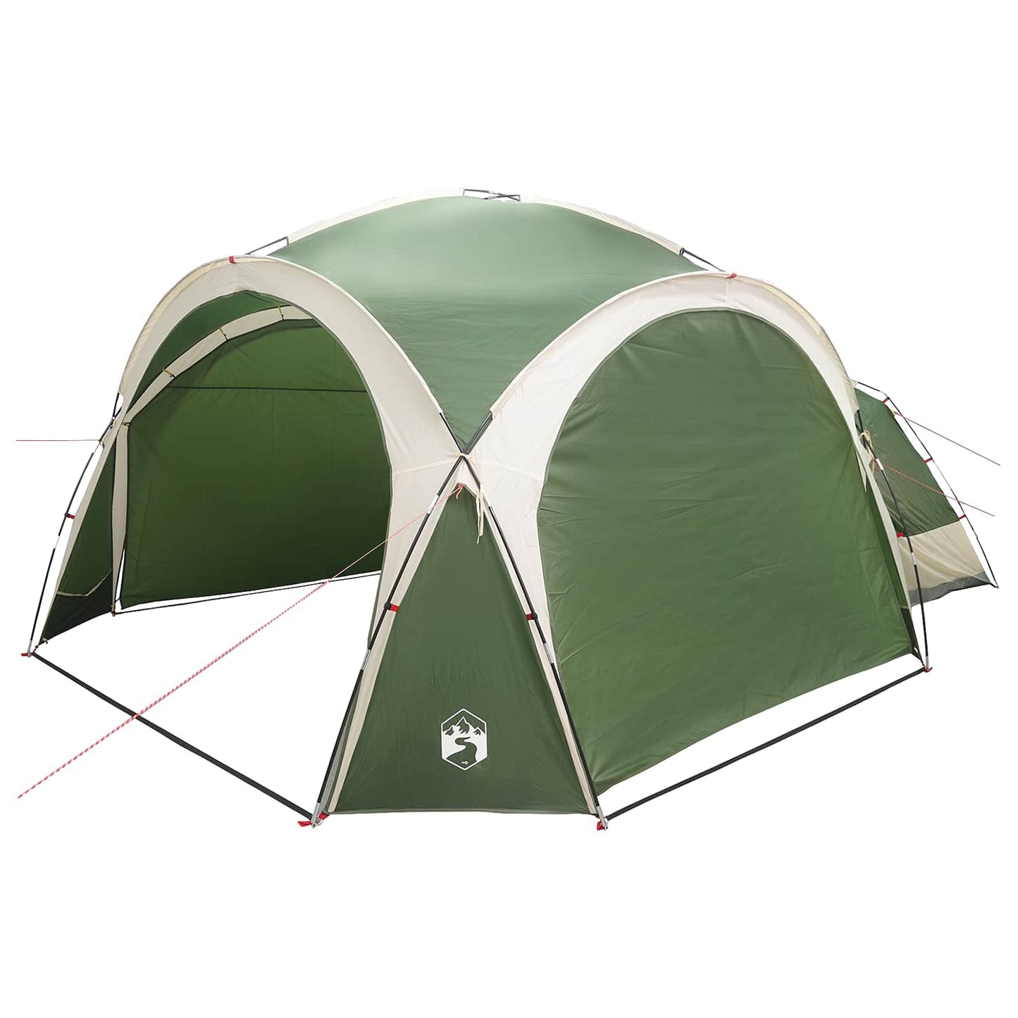 Side Tent Green 410 x 410 x 250 cm Polyester and Steel