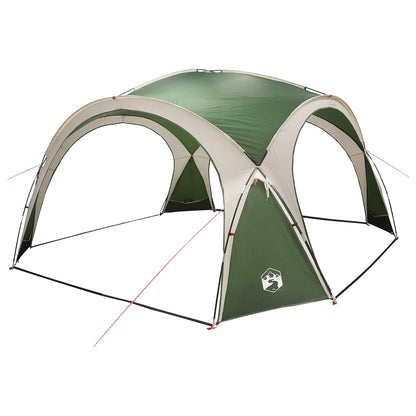 Side Tent Green 410 x 410 x 250 cm Polyester and Steel