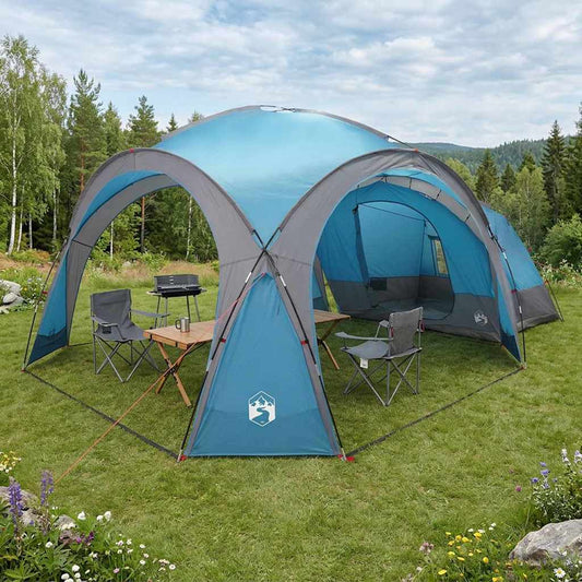 Side Tent Blue 161.42 x 161.42 x 98.43 in Polyester and Steel
