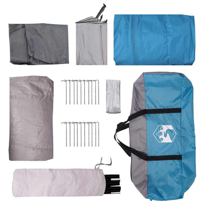 Cabin Tent Blue 480 x 273 x 205 cm Polyester and Steel