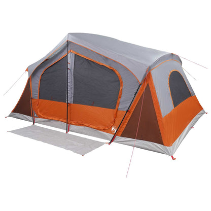 Cabin Tent with Roof Grey and Orange 480 x 273 x 205 cm