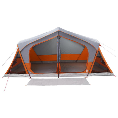 Cabin Tent with Roof Grey and Orange 480 x 273 x 205 cm