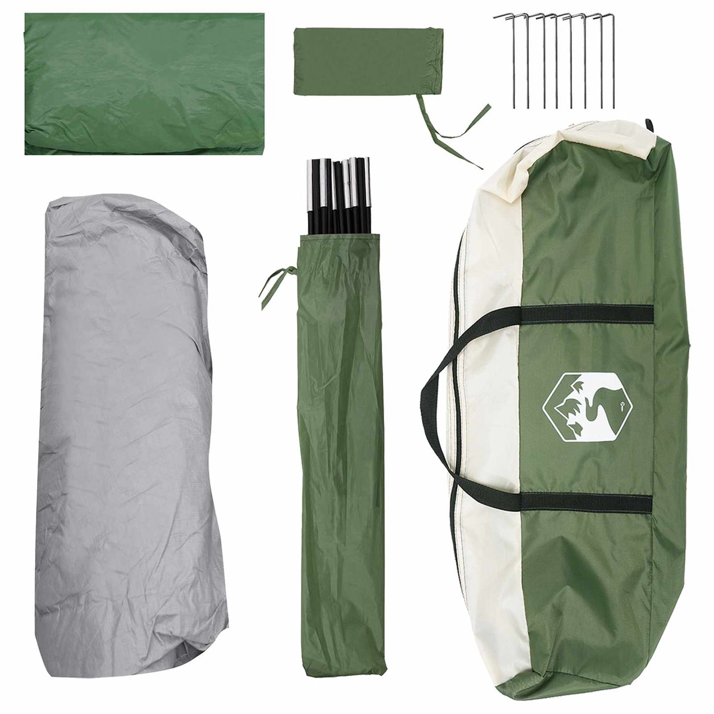 Instant Tent Green 305 x 215 x 140 cm Polyester and Steel