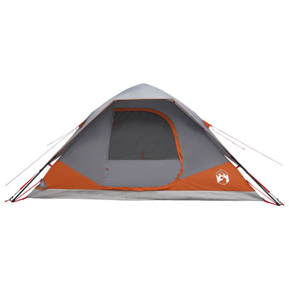 Instant Tent with Roof Grey and Orange 305 x 215 x 140 cm