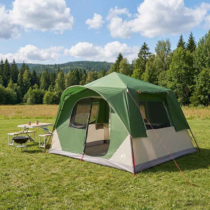 Instant Tent Green 365 x 380 x 200 cm Polyester and Steel
