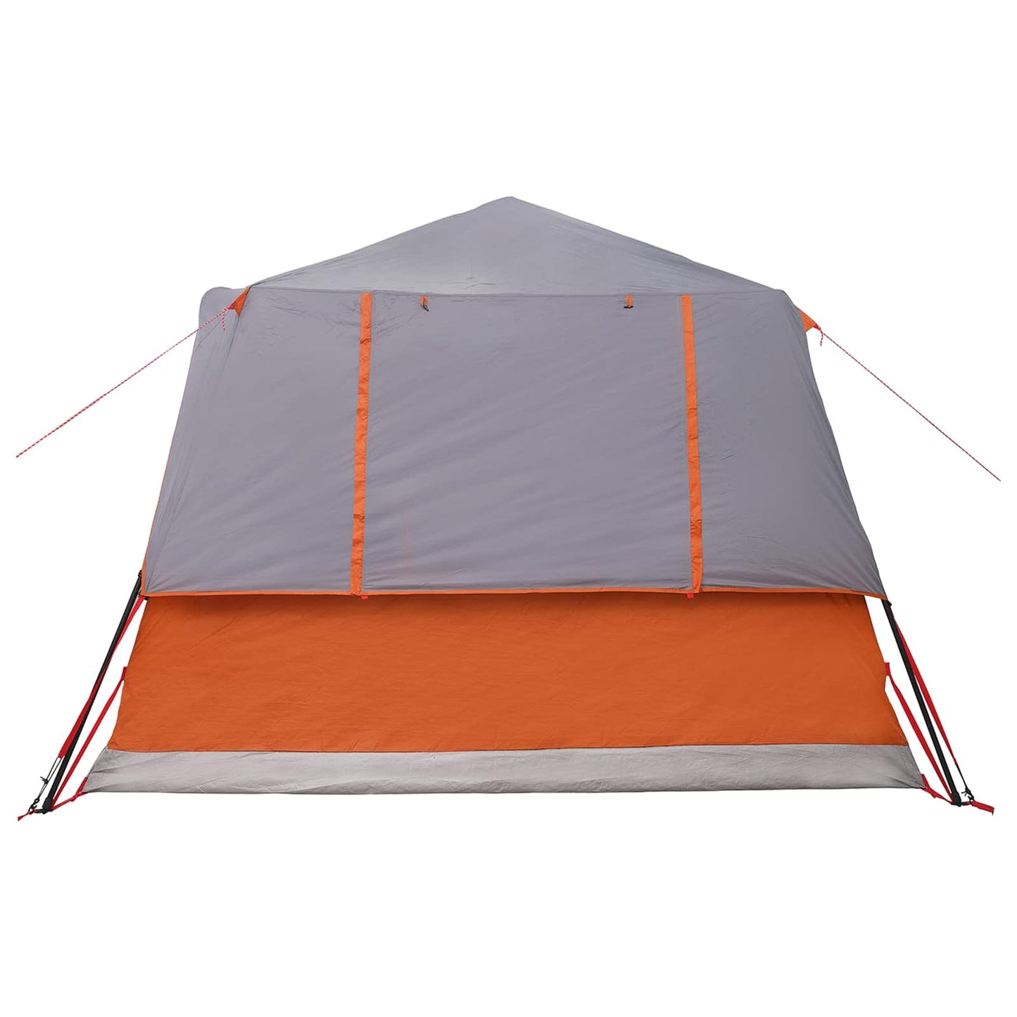 Instant Tent with Roof Grey and Orange 365 x 380 x 200 cm