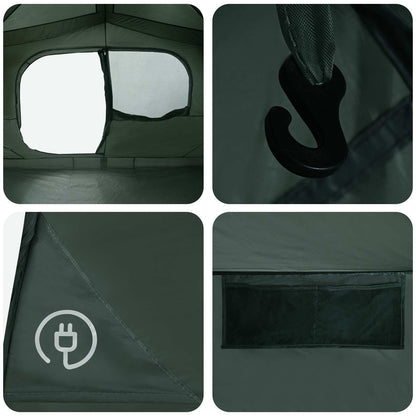 Instant Tent Army Green 365 x 280 x 200 cm Polyester and Steel
