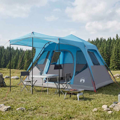 Family Tent Blue 305 x 275 x 190 cm Polyester and Steel