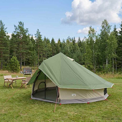 Tipi Tent Green 700 x 700 x 395 cm Polyester and Steel