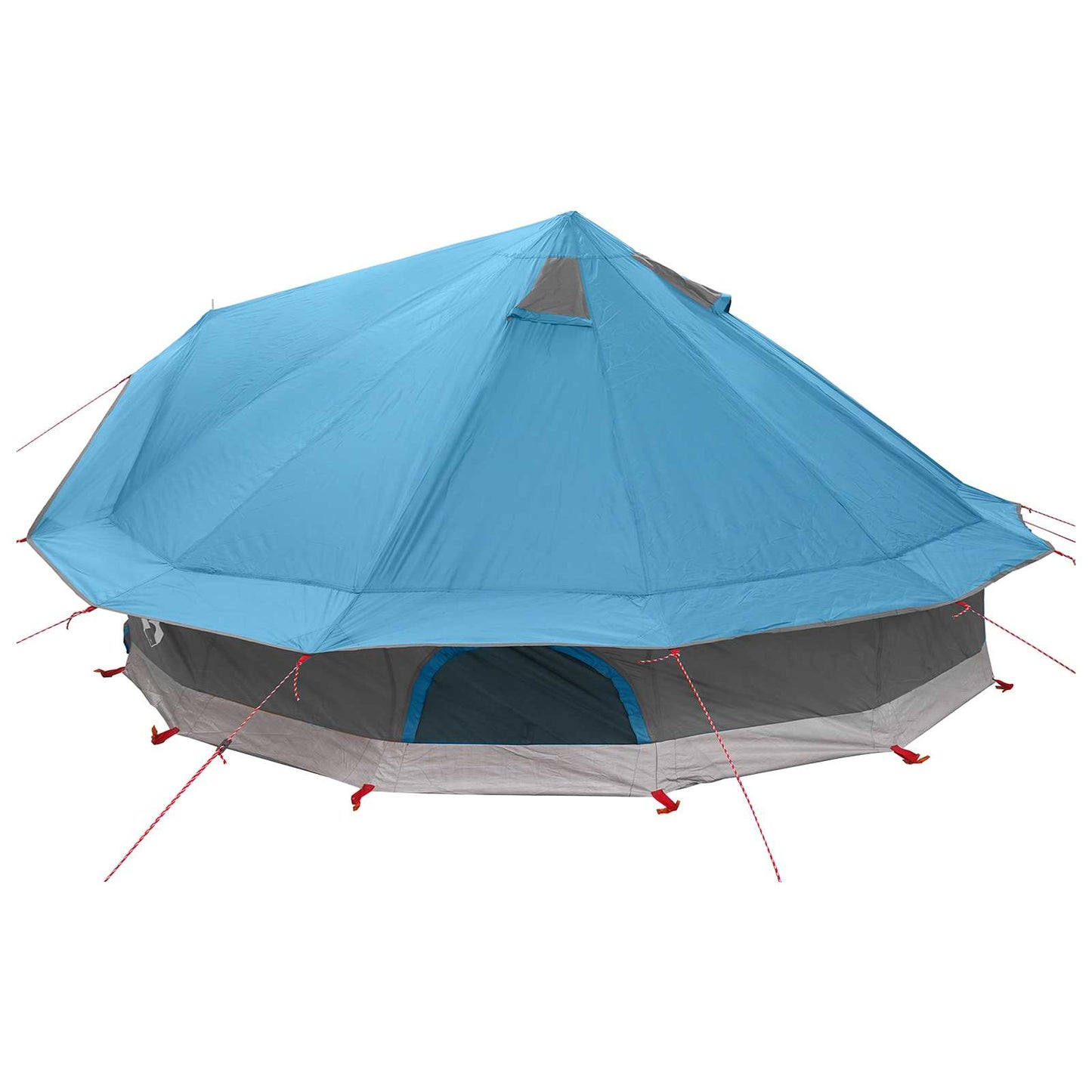 Tipi Tent with Roof Blue 700 x 700 x 395 cm Polyester and Steel
