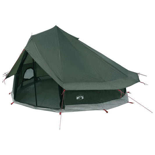 Tipi Tent 18-Person Army Green Polyester and Steel