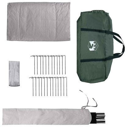 Tipi Tent Army Green 800 x 800 x 430 cm Polyester and Steel