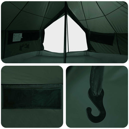 Tipi Tent Army Green 800 x 800 x 430 cm Polyester and Steel